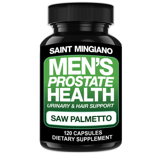 Men's Prostate Health - 120 Capsules of Advanced Prostate Supplements for Men with Saw Palmetto